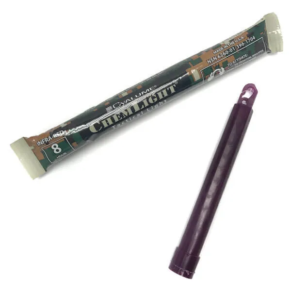 Cyalume IR ChemLight 6In 8hr Tactical Infrared Glow Stick - Cyalume
