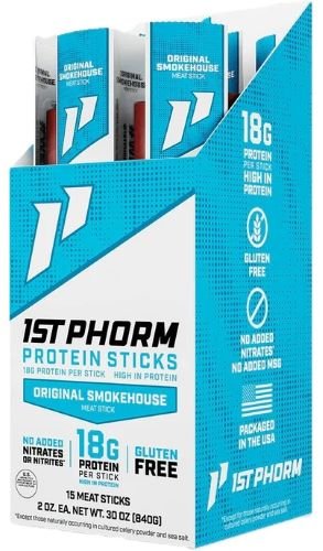 1ST PHORM Beef Sticks Original Smokehouse Survival Gear - 1ST PHORM