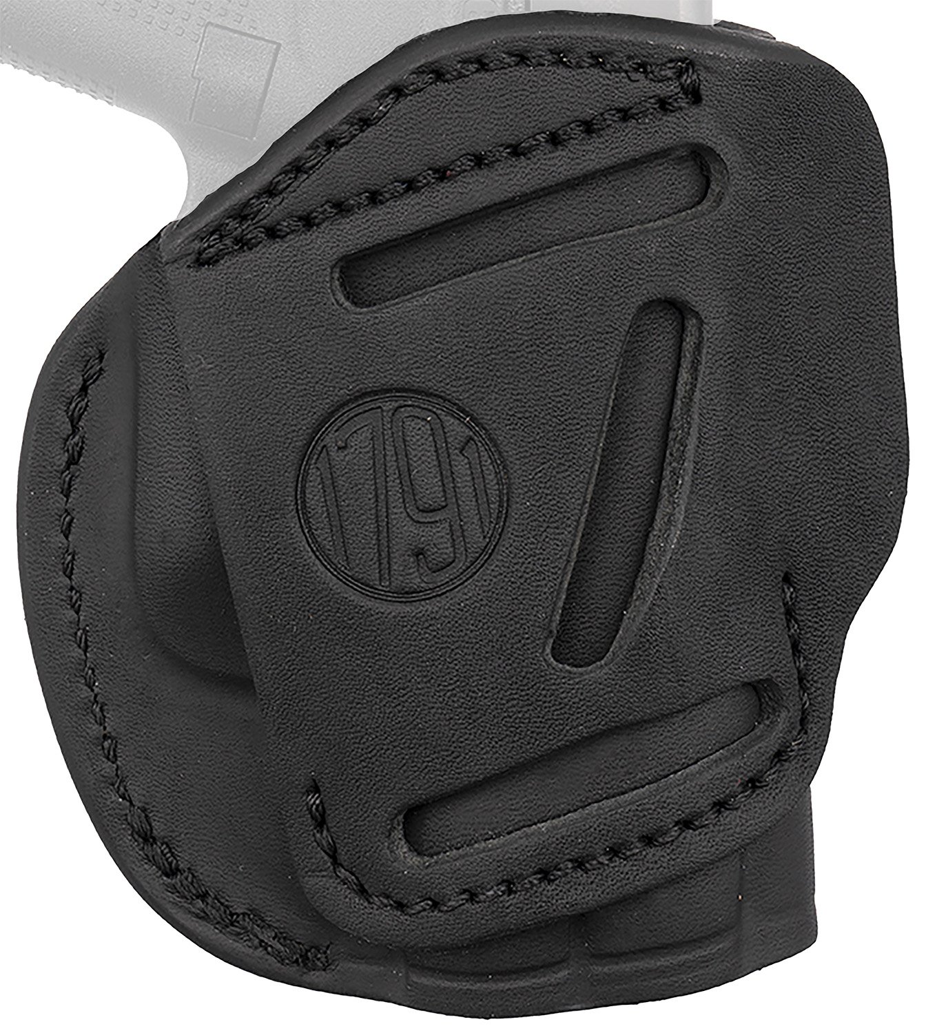 1791 Gunleather 4WH2SBLL Way Stealth Black Steer - 1791 Gunleather