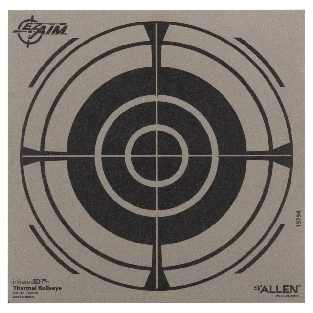 Buy Allen 15794 Thermal Target Bullseye Hanging Paper 8" x Black/Gray online