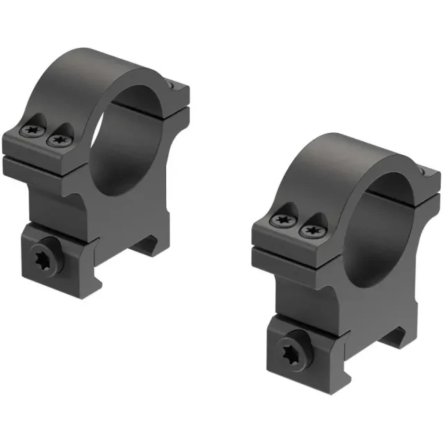 Leupold Open Range Cross-Slot 1in High Matte Black Scope Rings 180945 1" - Leupold & Stevens - 1"