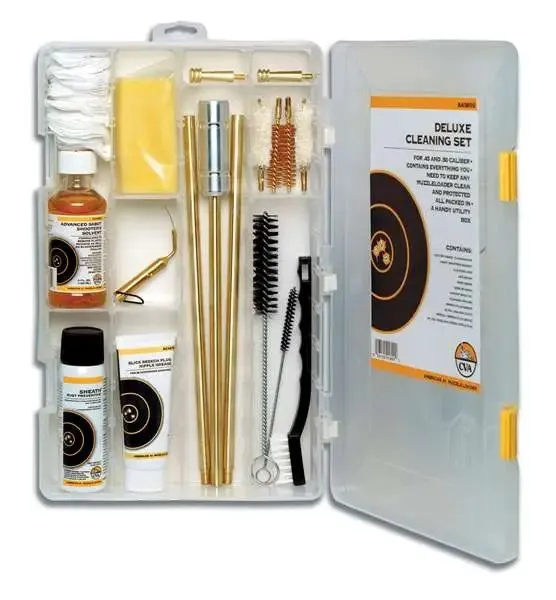 CVA AA1800 Deluxe Cleaning Set .45/.50 Cal Muzzleloader Kit - CVA - .45 and .50