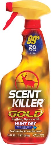Wildlife Research 1255 Scent Killer Gold Spray 24oz 4-Pack - Wildlife Research Center