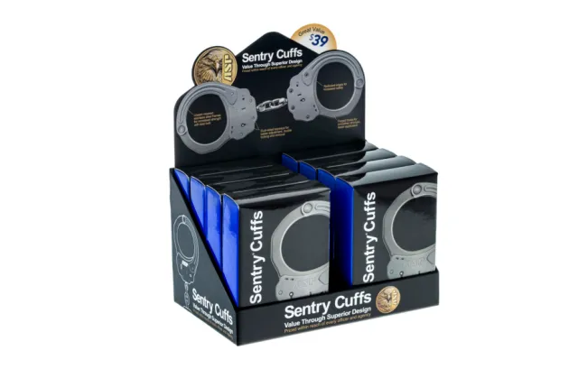 ASP Sentry Chain Handcuff 8-Piece Self Merchandiser Display - ASP