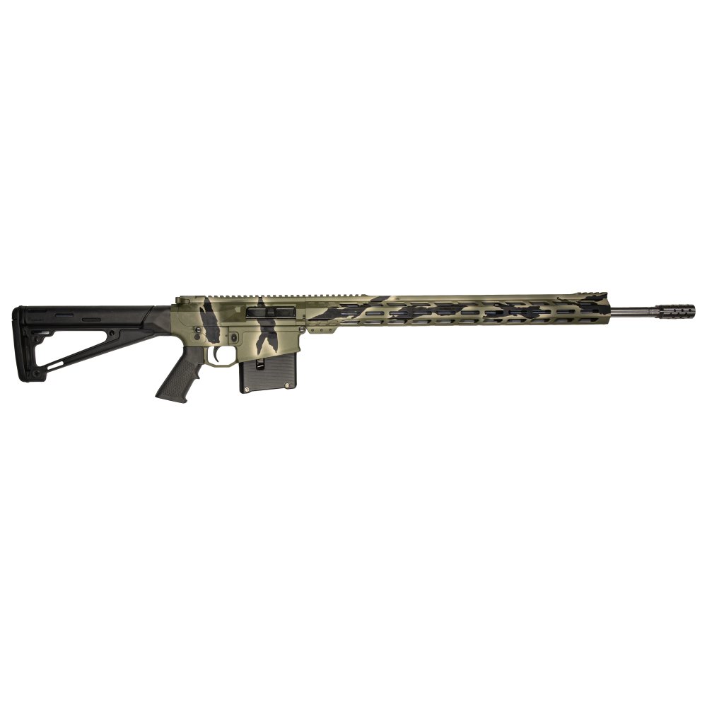 GLFA GL10LA65PRCSSPGRN AR Rifle 6.5 PRC 24" M-LOK Green Cerakote - 10-8 Performance - 6.5mm PRC
