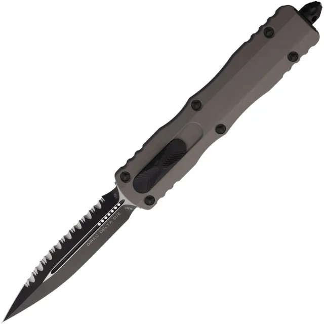 Microtech Dirac Delta 227-3NC 3.79 In D/E Black Natural Clear Alu Handle - MICROTECH
