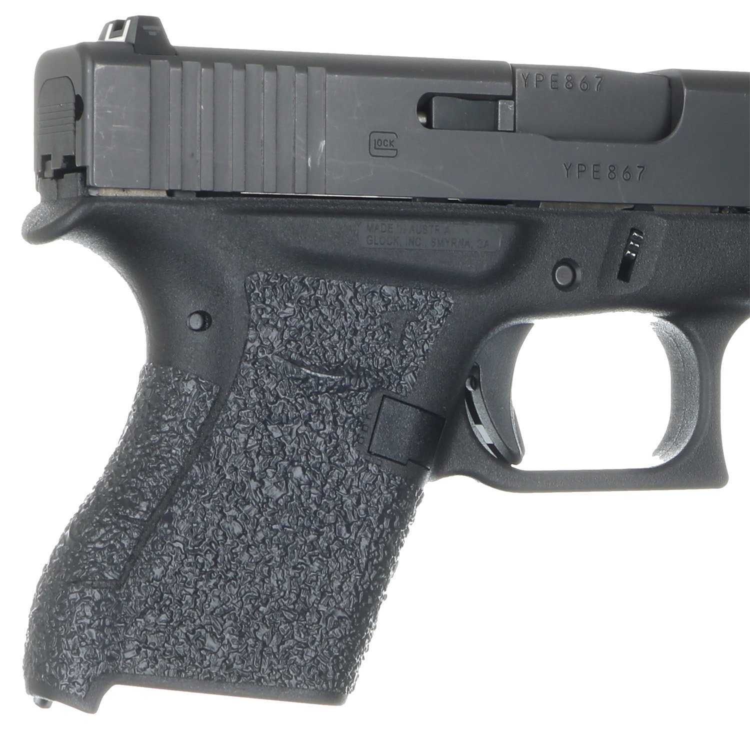 Buy Talon Grips EV04R Textured Black Rubber Grip for Glock 42/43 online