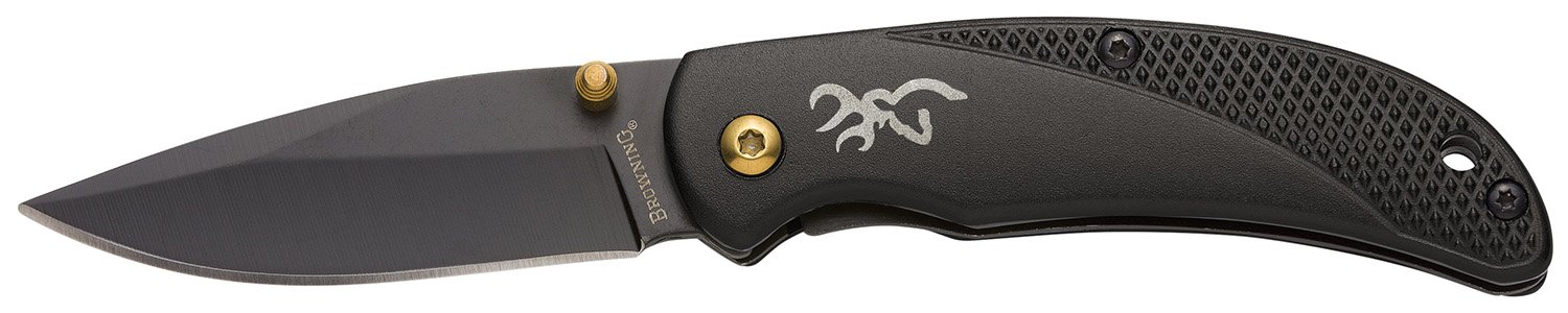 Browning BRN PRISM3 Folding Knife 2-3/8" Black - Browning - 2.38"