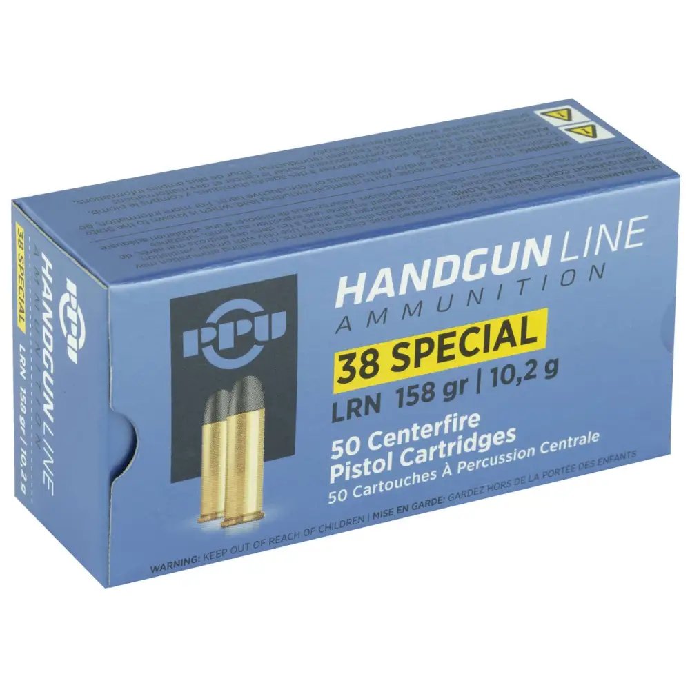Buy Prvi Partizan PPH38SL .38 Special 158gr LRN Brass 50 Rounds online