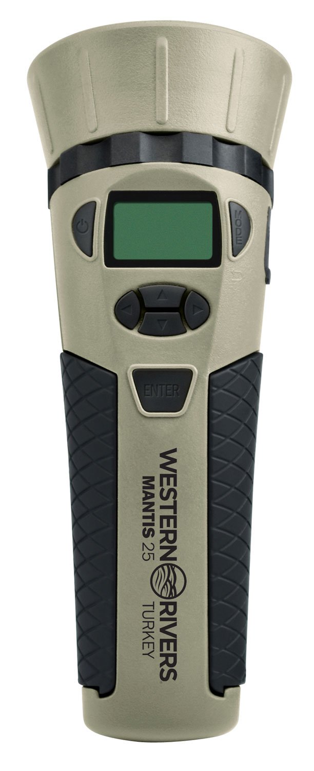 Western Rivers GC25TKY Mantis Turkey Call, 25 Sounds, Tan, Portable
