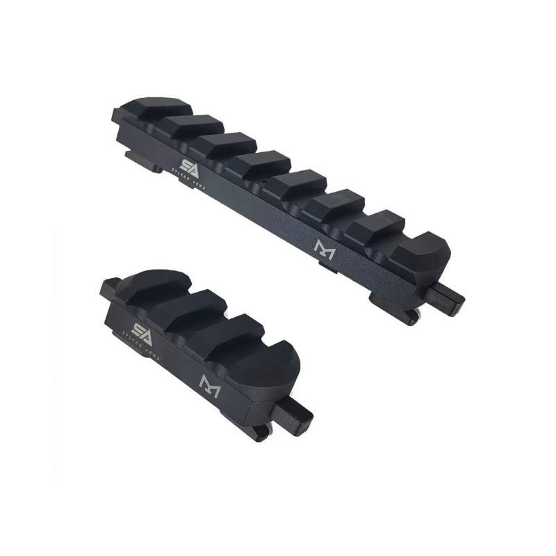 Sylvan Arms RC100 Picatinny Rail Combo 7-Slot/3-Slot Black Aluminum - Sylvan Arms