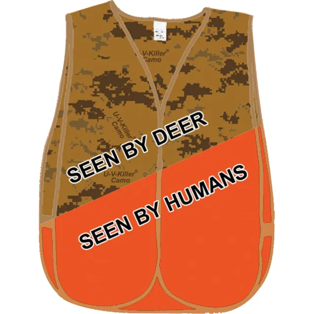 Atsko 1009 U-V Killer Treated Vest Blaze Camo One Size 600 Sq In - Atsko