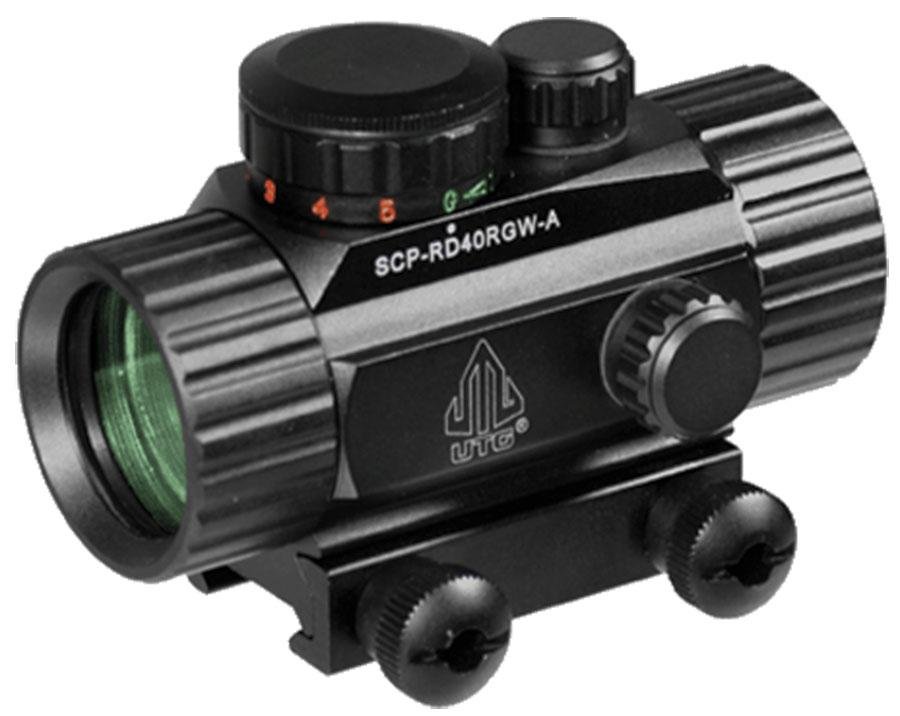 Leapers UTG ITA Red/Green CQB Dot Sight 1x38mm Black SCP-RD40RGW-A 38 MM - Leapers - 38 MM