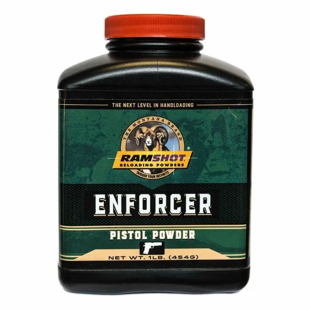 Ramshot Enforcer1 Handgun Powder 1 lb Canister for Large Calibers