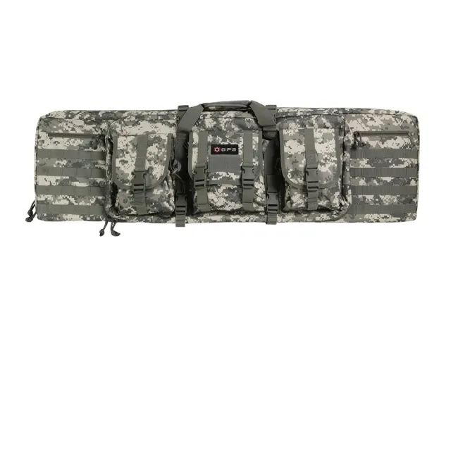 G-Outdoors DRC42ACU Double Rifle Case A-TACS AU 600D Polyester MOLLE