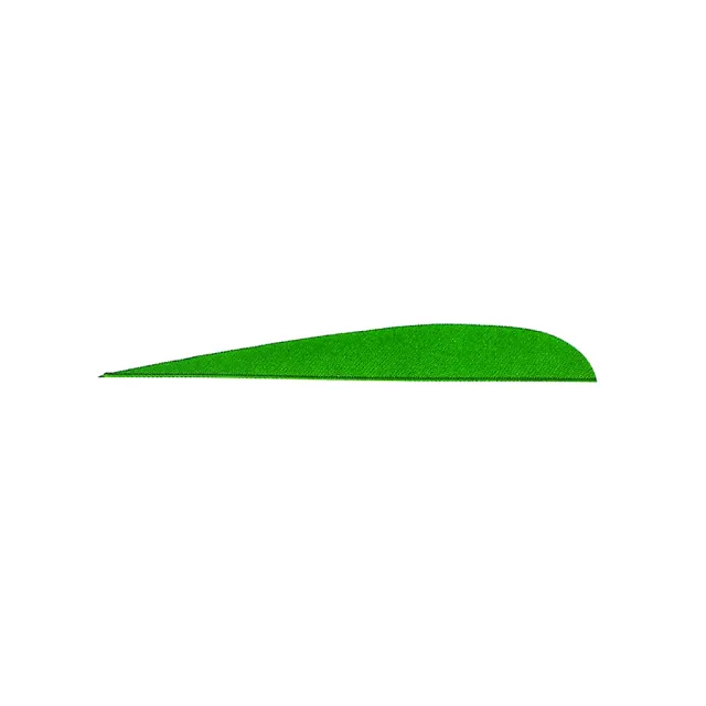 Gateway 400LPSGN-100 Parabolic Feathers Green 4 In LW 100 Pack - Gateway