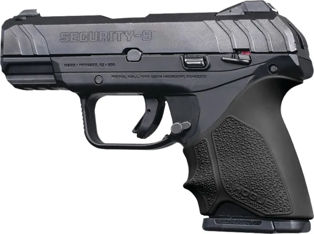 Hogue 17710 HandAll Beavertail Grip Sleeve Ruger Security 9 Compact Black - Hogue