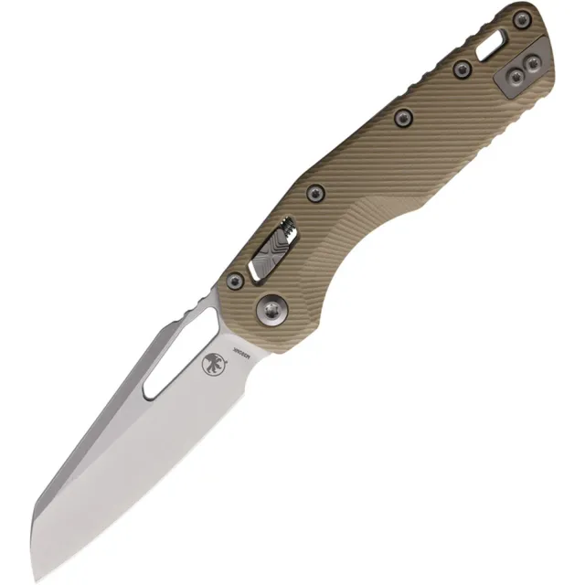 Microtech MSI 3.88 In Wharncliffe Tan Fluted G-10 Handle