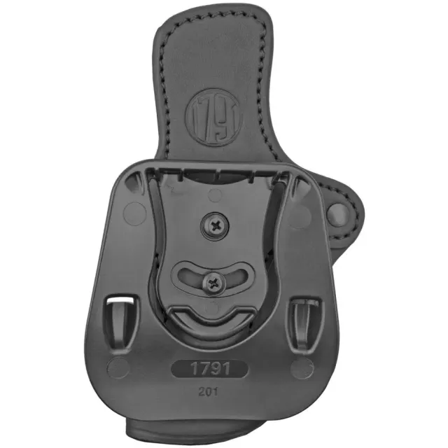 Buy 1791 Gunleather OR-PDH-2.4-SBL-R Optic-Ready Paddle Holster Stealth Black online