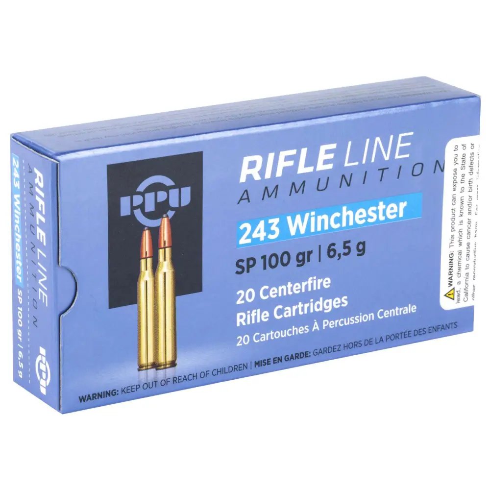 Buy Prvi Partizan PP2432 .243 Win 100gr Soft Point Ammo 20 Rounds online