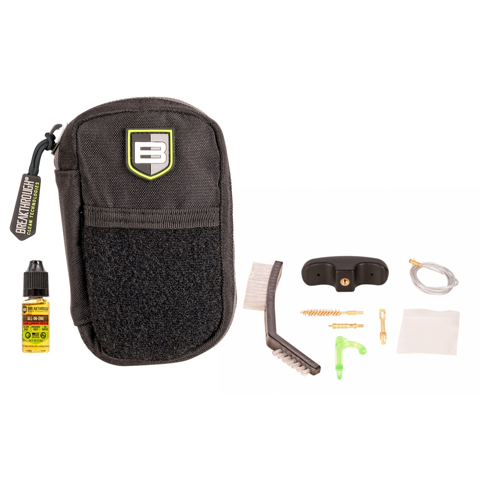 Breakthrough Clean BT-COP-9 9MM Badge Pull-Thru Kit Nylon Pouch - Breakthrough Clean - 9MM