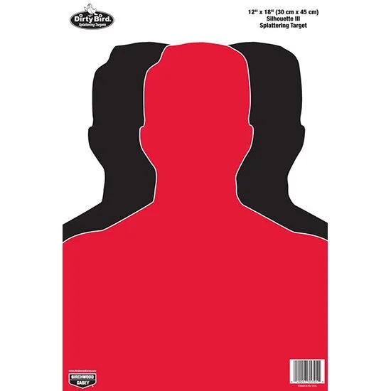 Birchwood CASEY Dirty Bird 12x18in Silhouette III Targets 100-Pack (35701)