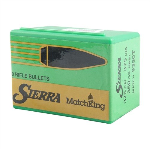Sierra Bullets 9350T 375 Cal 350gr HPBT Rifle Bullets 50/Box - Sierra Bullets - 375 CALIBER