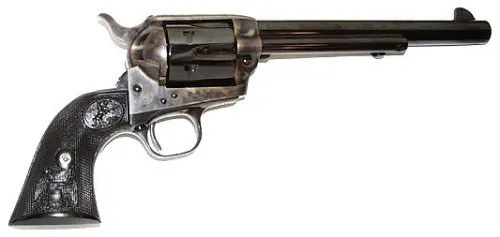 Colt P1670 Single Action Army Peacemaker 357 Mag 7.50" Blued Barrel, 6rd Cylinder, Case Hardened Frame & Black Grip