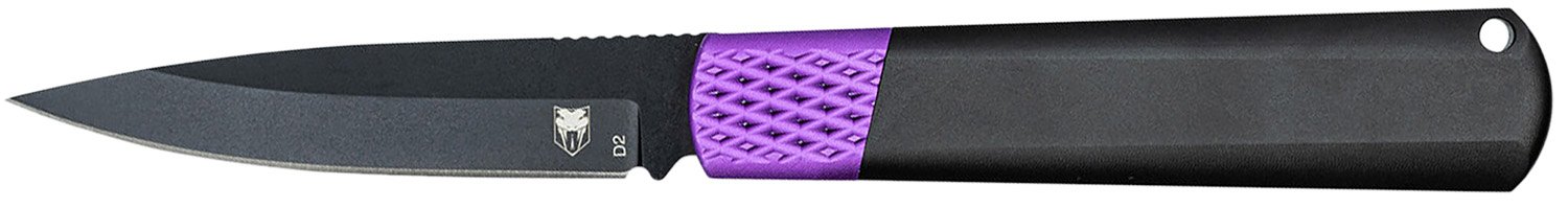 CobraTec Knives Gideon 3 In D2 Blade Black/Purple Handle - CobraTec Knives