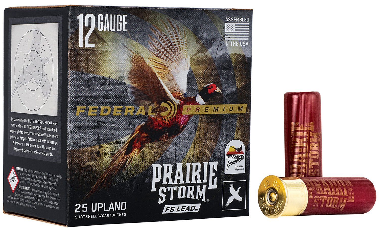 Buy Federal PFX129FS4 12 Gauge 3 in 1 5/8 oz #4 FS Lead 25 Rounds online