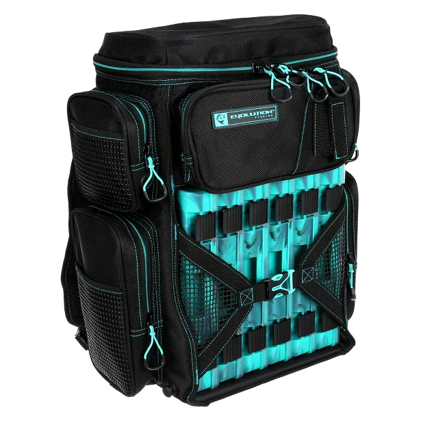 Evolution Outdoor 3600 Drift Tackle Backpack Angler Pack - Evolution Outdoor