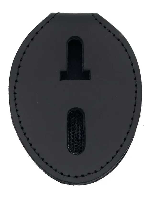 Perfect Fit Universal Oval Badge Clip With Pocket & Chain