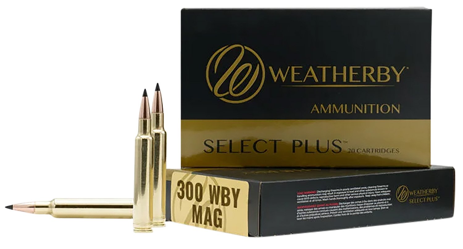 Weatherby H300200ELDX Select Plus 300 Weatherby Magnum 200 gr 20 Rounds - Weatherby - 300 Wby Mag