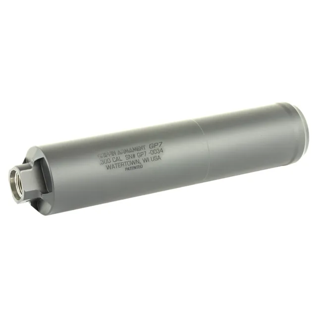 Griffin Armament GP7 Suppressor 7.62mm 6.25in Black Cerakote 5/8x24