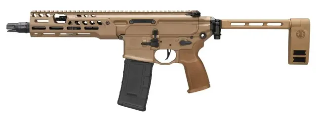 Sig Sauer MCXSPRLT Pistol 300BLK 30+1 FDE Cerakote Folding Brace - Sig Sauer - 300 AAC Blackout