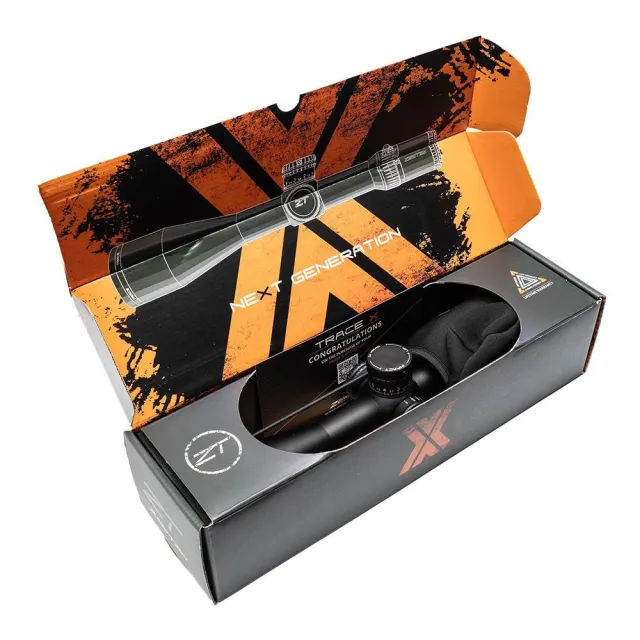 Zerotech Trace X Rifle Scope 5-25x56 34mm FFP RMG 3 MIL Illum. Black - ZeroTech