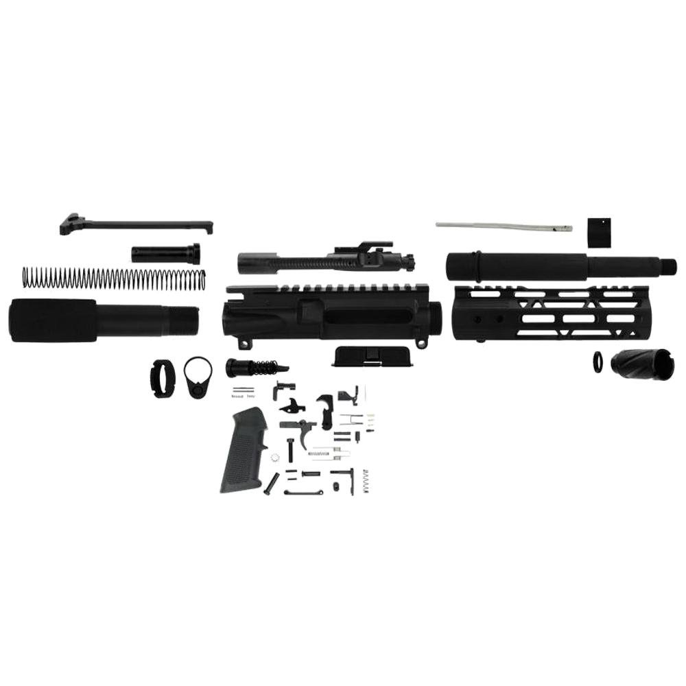 TacFire PK300LPK-7 AR 300 Blackout Pistol Kit, 7.5" Barrel, M-Lok Handguard - TacFire - .300 AAC