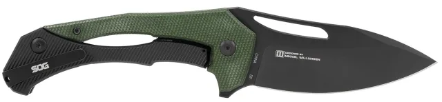 S.O.G SOG14240257 Bulwark 3.50" Drop Point D2 Steel Folding Knife - SOG