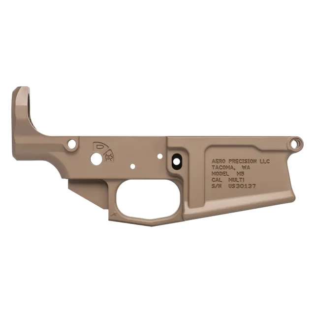 AERO PRECISION M5 (.308) Stripped Lower Receiver FDE Cerakote APAR308005C