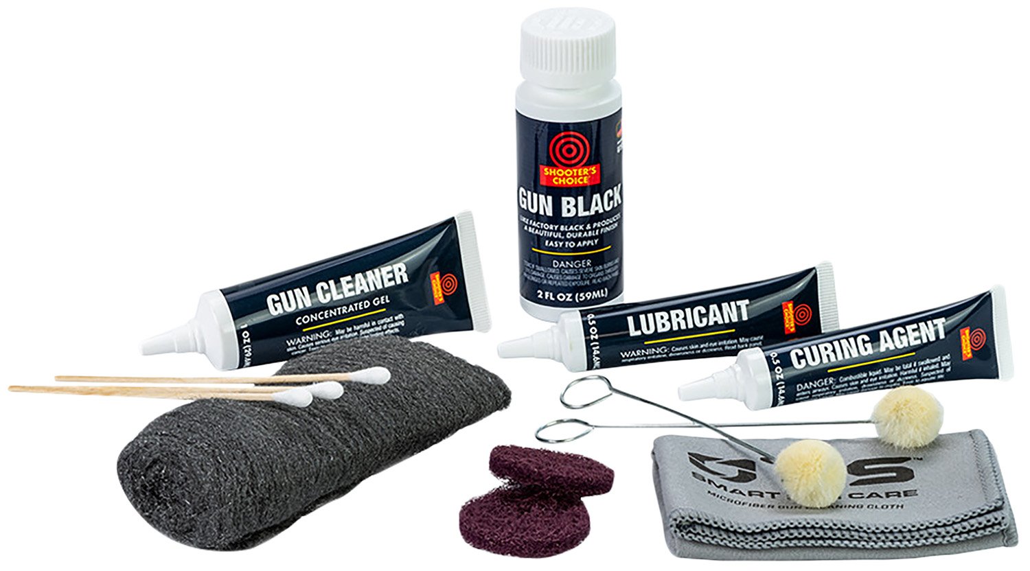 Shooters Choice SHF-GBK Gun Blackening Kit 2 oz Gun Black 1 oz Cleaner - Otis Technology