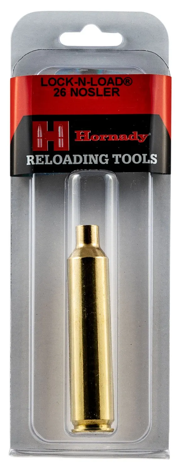 Hornady Lock-N-Load Modified Case 26 Nosler Brass 0.002 in Neck B26N - Hornady - 26 Nosler