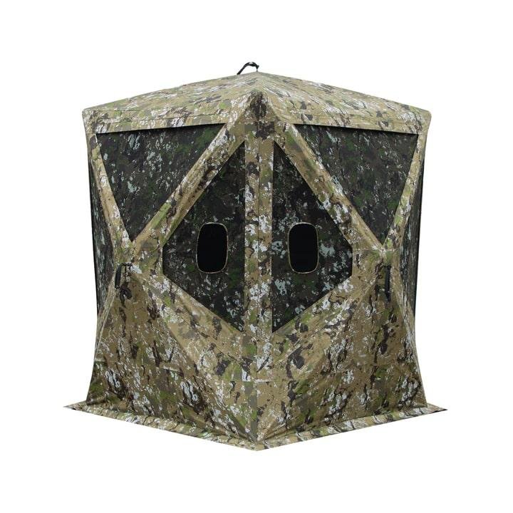 Barronett Blinds BM300CT Big Mike Ground Blind Crater Thrive Camo 80" Tall - Ardisam (River's Edge/ Barronett Blinds)