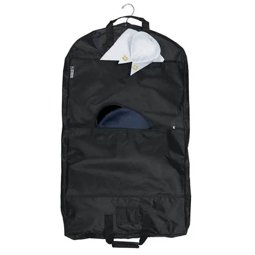 Strong Leather Garment Bag Heavy-Duty Wheeled Travel Bag