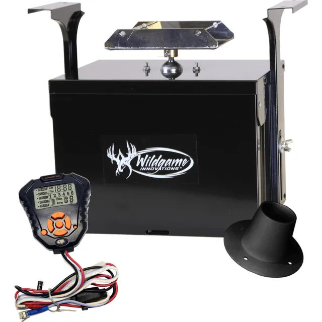 Wildgame Innovation WGIPU0020 Digital Feeder 12V 6 Feed Times Steel Spinner - Wildgame Innovation