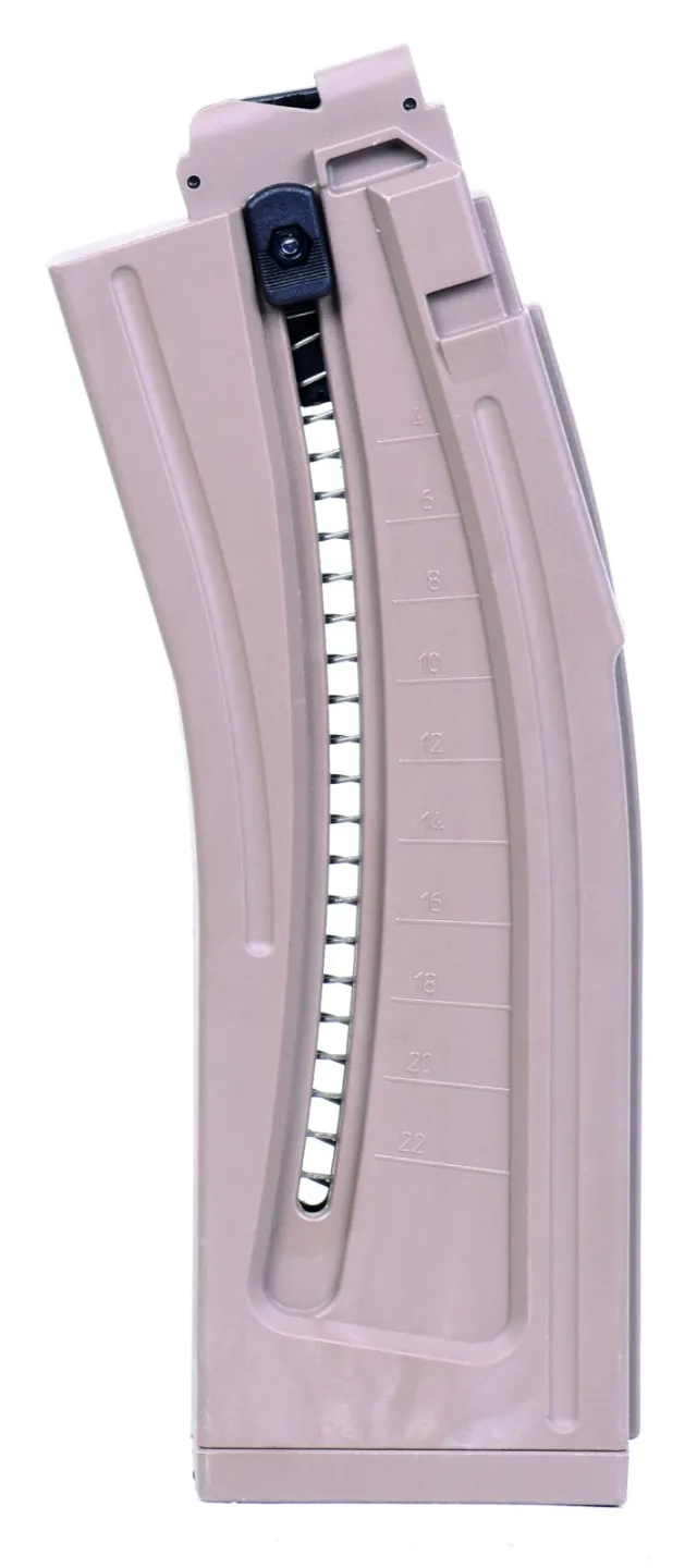 BLS Supply Mauser Rimfire M-15 .22 LR 22-Round Magazine Tan Polymer - BLS Supply - 22RD