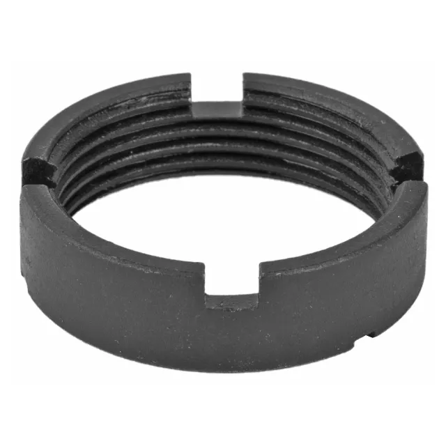 GSM Outdoors A5101020 AR-15 Castle Nut Mil-Spec Steel Black - GSM Outdoors - AR-15