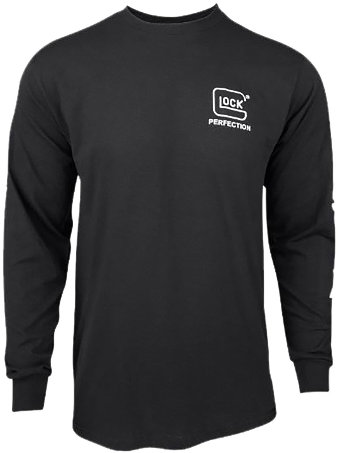 Buy Glock AP96098 Perfection Long Sleeve Tee Black Small Pre-Shrunk Cotton online