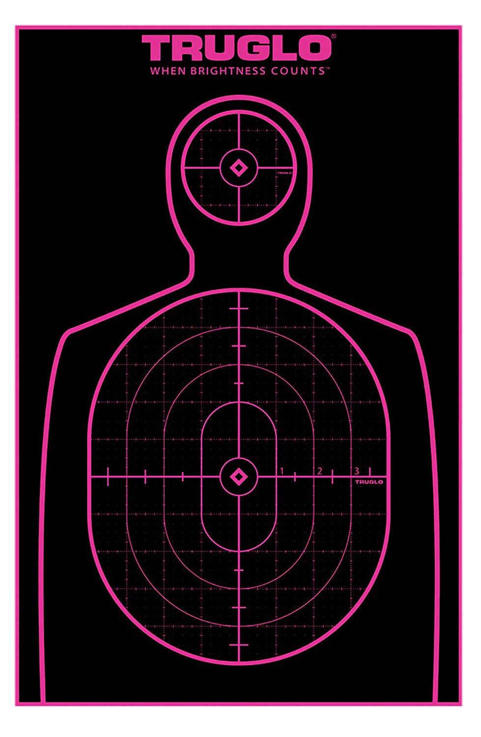 Buy TruGlo TG13A12BB Tru-See 12"x18" Self-Adhesive Handgun Targets 12-Pack online