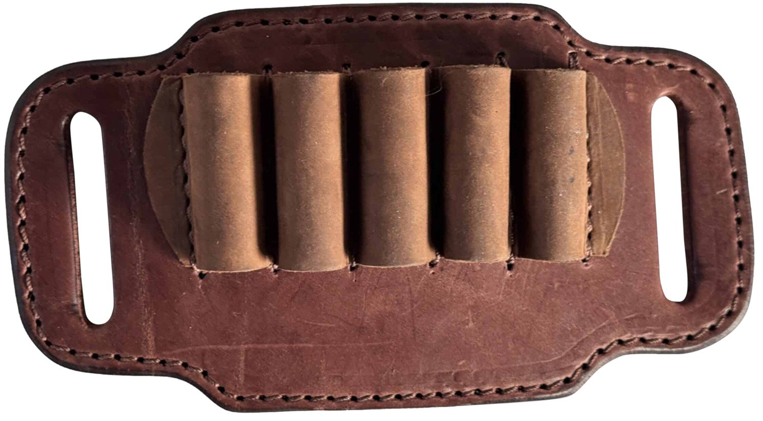 1791 Gunleather HNTABSLRBRWA Brown Leather Ammo Belt Slide 30-06 Springfield - 1791 Gunleather - 30-06 Springfield