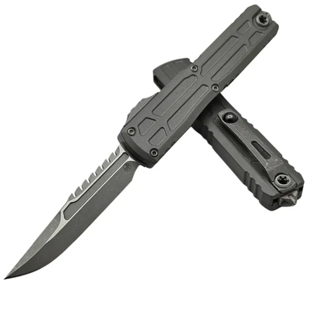Microtech Ultratech G3 ZBP 3.55 In Natural Clear Apocalyptic - MICROTECH for sale at Iron and Lace